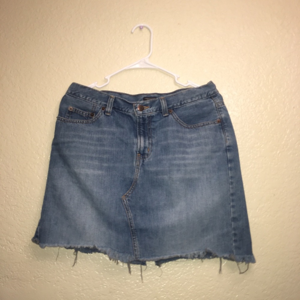 American eagle jean skirt